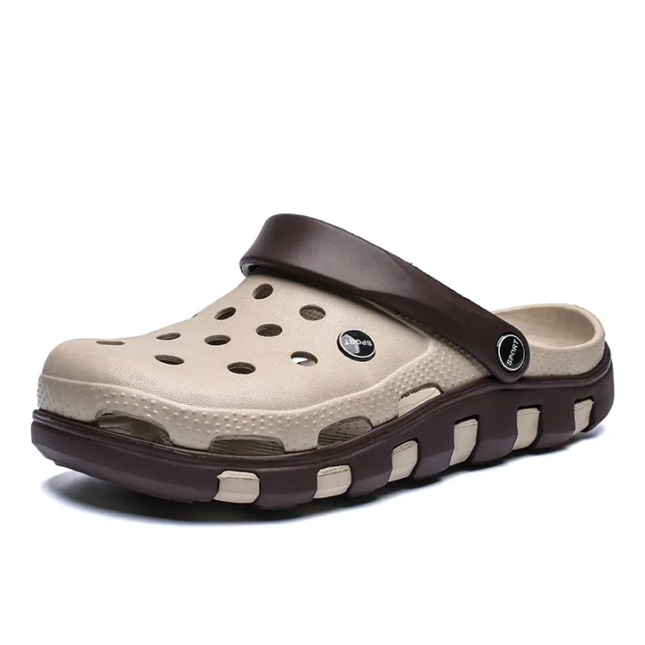 2021%20Sandals%20Mens%20Womens%20Summer%20Non-slip%20Hole%20Shoes%20New%20Cookkk%20Clogs%20EVA%20Garden%20Mules%20Beach%20Flat%20Male%20Slippers%20-%20Image%205