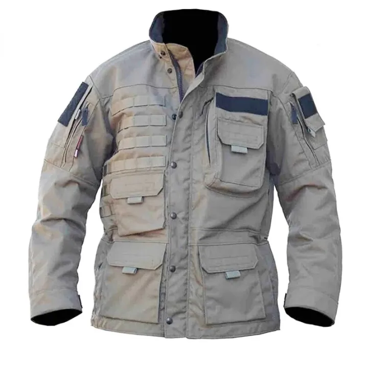 Men All-terrain Versatile Tactical Jackets Thermal Military Bomber Windproof Jackets for Men Multiple Pockets 2023 New Techwear