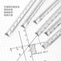 Small Transparent Triangular Prism Ruler Architect Scale Ruler 0-15cm Straight Ruler Ideal for Teacher Student Architect.