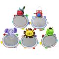 Baby Car Mirror Back Seat Rear View Mirror Cartoon Animal Plush Toys Adjustable Rear Facing Mirrors For Baby Stroller Toys. 