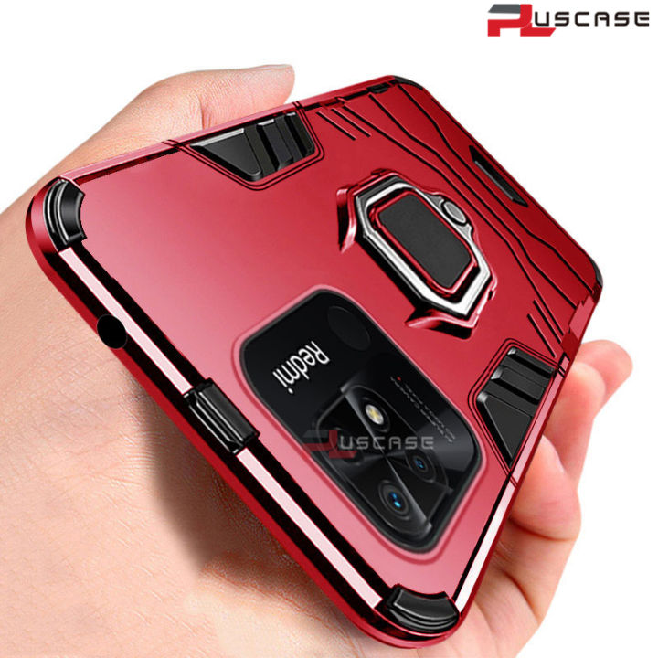 Pluscase%20for%20Xiaomi%20Redmi%2010C%20ring%20stand%20Holder%20case%20hard%20back%20shockproof%20cover%20-%20Image%202