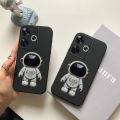 For Realme C61 Case Fashionable Cartoon Astronaut Stand dustproof Smooth For Realme C61 Back Cover. 