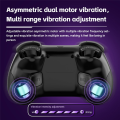 Black Wireless Bluetooth Game Controller 6-Axis Turbo Motion Programmable Joystick for Switch Steam, PC. 