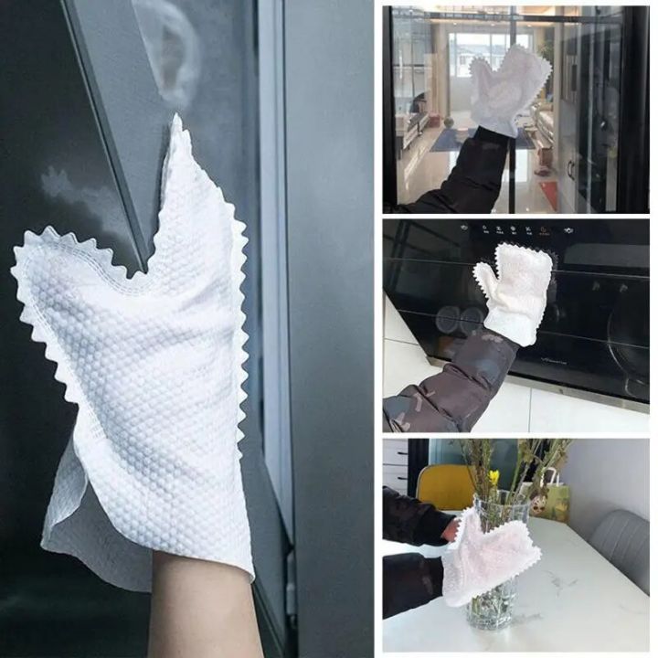 10/20pcs%20Kitchen%20Dish%20Cleaning%20Gloves%20Fish%20Scale%20Cleaning%20Duster%20Gloves%20Non-woven%20Household%20Kitchen%20Fiber%20Gloves%20Reusable%20Tools%20-%20Image%203