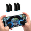1 Pair (2 Pcs) PUBG Mobile Finger Sleeves - Cyber Fox - Sweatproof Gloves for PUBG Mobile Gaming - Finger Grip For Gaming - PUBG Finger Gloves - Finger Gloves For Mobile Gaming - PUBG Finger Cover PUBG Finger Grip - Finger Sleeves For Free Fire.