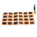 Romeng La 48pcs Bicycle Tire Rubber Patch Kit with Glue Bike Inner Tube Puncture Repairing. 