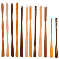 【Hengli jewelry story】（NEW）[Happy childhood memories]32/38/55cm New Durable Professional Wooden Shoe Horn Flexible Long Handle Shoehorn Useful Shoe Lifter Spoon Home Tools Supplies. 