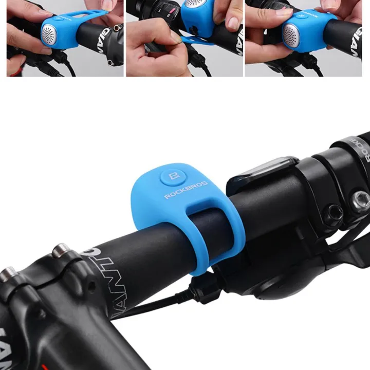 ROCKBROS%20Electric%20Cycling%20Bells%20Horn%20Rainproof%20MTB%20Bicycle%20Handlebar%20Bell%20Silica%20gel%20Shell%20Ring%20Saving%20Bell%20Bicycle%20Accessory%20-%20Image%207