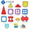 52 PCS Big Size Magnetic Construction Building Blocks Sets Montessori Educational Toys DIY 3D Magnetic Tiles for Kids Gifts. 