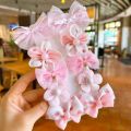 [10-Piece Set] Bow Cloth Flower Hair Clips Children Princess Baby Sweet Bangs. 