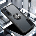 Phone Case Realme Narzo 30 Back Cover Magnetic Transparent Clear Armor Ring Shockproof Back Cover for Realme Narzo 30 Case.