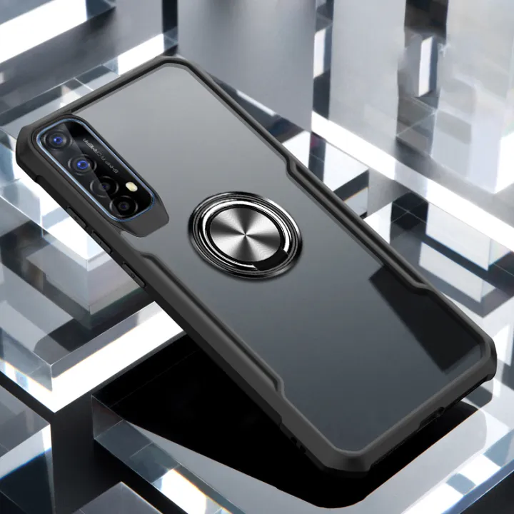 Phone%20Case%20Realme%20Narzo%2030%20Back%20Cover%20Magnetic%20Transparent%20Clear%20Armor%20Ring%20Shockproof%20Back%20Cover%20for%20Realme%20Narzo%2030%20Case%20-%20Image%205