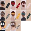 1PC Women Girl Multicolor Bun Print Headband Hairpin DIY Cloth Hair Circle Bun Maker Ponytail Holder Curler Hair Accessories.