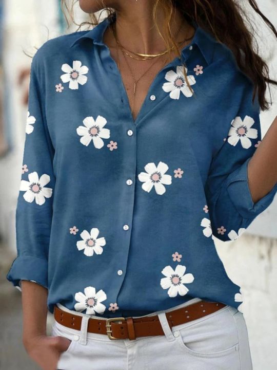 Elegant%20Women%20Shirt%20Fashion%20Casual%20Shirt%20Ladies%20Long%20Sleeve%20Loose%20Top%20-%20Image%202