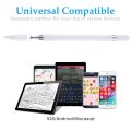 2 in 1 Stationery Writing Tools Metal Ballpoint Pen Capacitive Touch Screen Stylus Pen for Phones, Tablets.