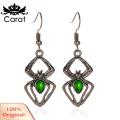 Spider-Shaped Faux Gem Necklace Earrings Ring Alloy Exaggerated Women Halloween Ornament Party Jewelry. 