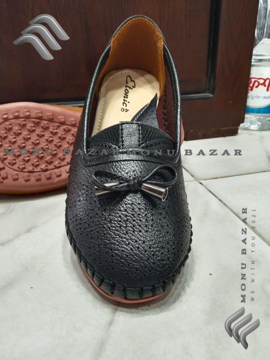 MNB - L-9002 Premium Quality Soft Leather Shoes Sandal For Women Loafers