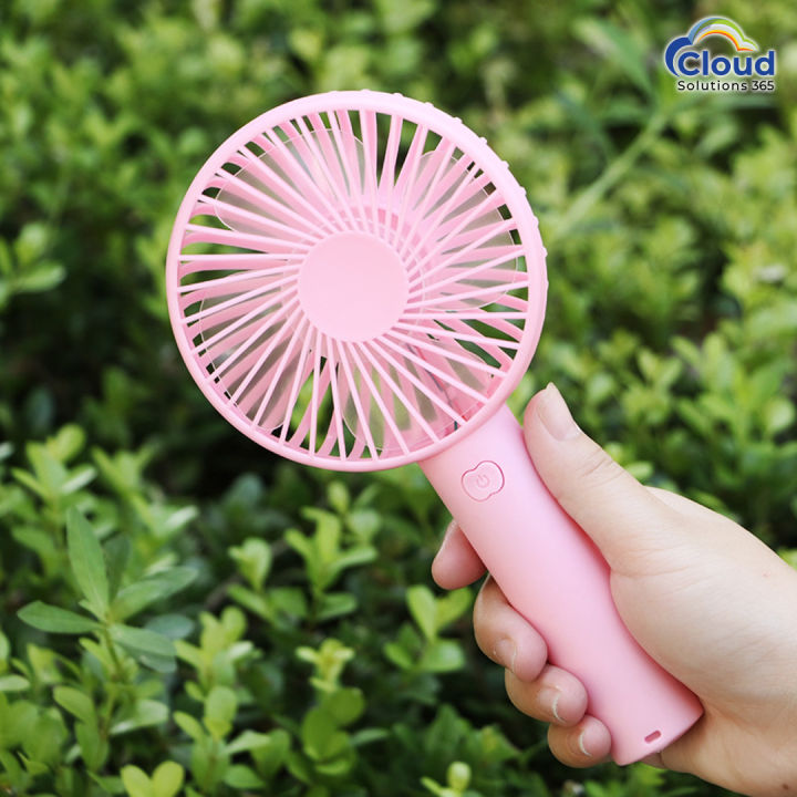 New Stylish Mini Rechargeable USB Charging Portable Handheld Fan (3 Gear Speed)
