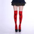 Halloween New Halloween Themed Long Stockings for Masquerade Cosplay Festival Party Spider Web Bloody Printed Over Knee Thigh High SocksDolls Accessories. 