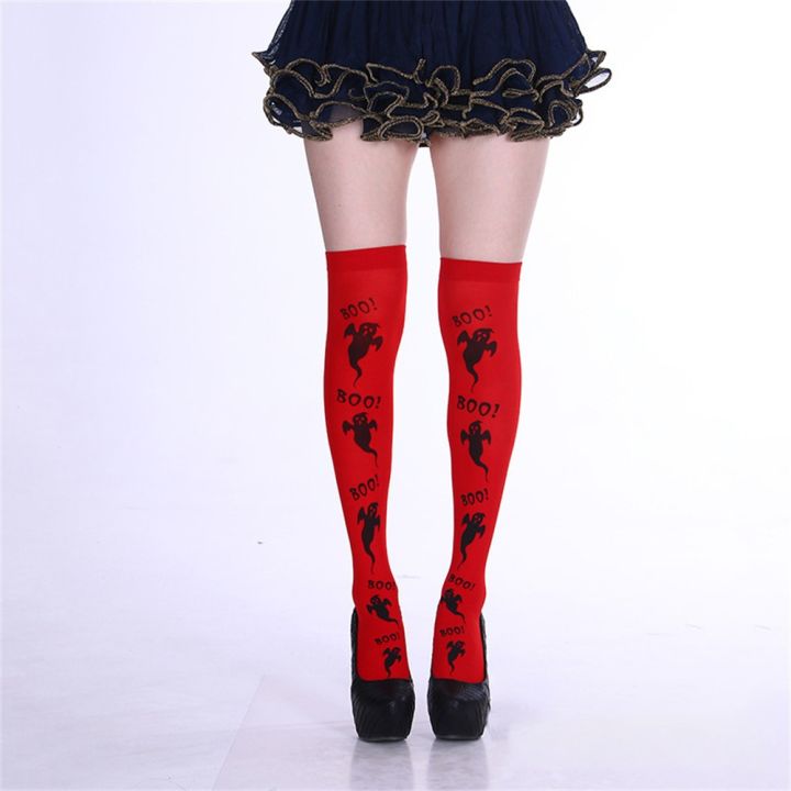 Halloween%20New%20Halloween%20Themed%20Long%20Stockings%20for%20Masquerade%20Cosplay%20Festival%20Party%20Spider%20Web%20Bloody%20Printed%20Over%20Knee%20Thigh%20High%20SocksDolls%20Accessories%20-%20Image%205