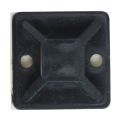 100 Pcs Self Adhesive Cable Tie Mount Base Holder 20 x 20 x 6mm.