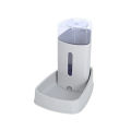 【Wweirdoo】Grey-2 Automatic Cat Feeder Dog Food Dispenser Water Fountain for Small Large Dog Pets Puppy.