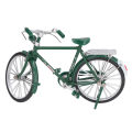 1:10 Alloy Bicycle Model Vintage Miniature Simulation Collection Free Standing Bike Model with Inflator Briefcase. 