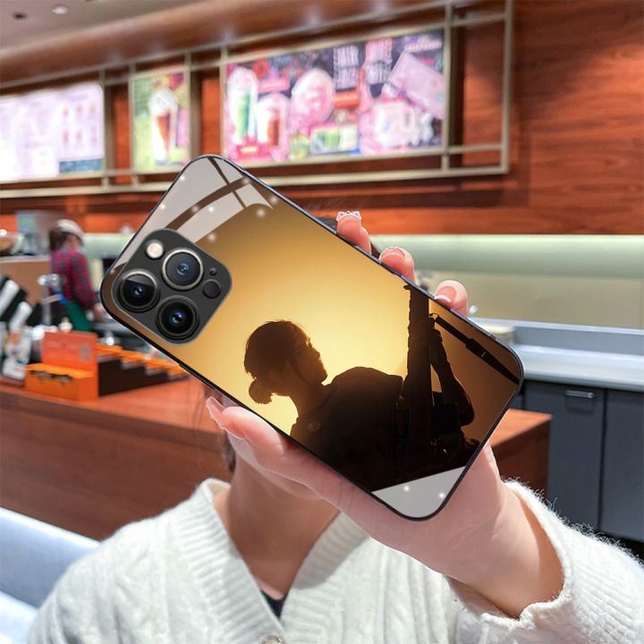 %E3%80%90Straggle%20Steipos%E3%80%91Phone%20Case%20For%20iPhone%2014Pro%2011%2012%2013%20Pro%20Max%20XR%20SE%20X%20XS%20Mini%207%208%2014%20Plus%20Tempered%20Glass%20The%20Last%20of%20Us%20Part%20Black%20Shell%20Cover%20-%20Image%203