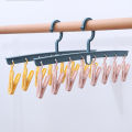 Multi-Function8Clothes Hanger Student Clothes Hanger Underwear Socks Household Hangers Plastic Clothes Hanger Drying Windproof. 