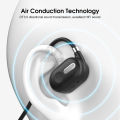 【3C VictoryEagle】Wiresto Wireless Earphone Earphone Air Conduction Headphones HIFI Stereo Headset Neckband Headphone Non-In-Ear Earbuds Stereo Headset Sweat-proof Waterproof Earphones for Running.