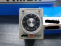 Time Relay timer Adjustable 30 seconds 8 pin AC 220V with base by Yasin Electric.