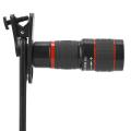 20X Long Zoom Telephoto Lens With Clip For Smart Phone Tablet Pc Black. 