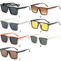 Fashions Punk Square Frame Sunglasses Simple Street Photos Eyewear Sun-Protective Summer Decoration Driving Glasses for Women Man. 