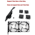 3 Fan Mount Rack PCI Slot Bracket for Video Card with Support 90MM/120MM Fan Bracket Kit with Fan 24BB. 