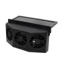 Car Car Exhaust Fan Summer Cool Air Circulation Cooler Solar Car Ventilation Fan.