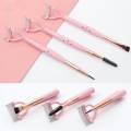 Eyelash Brush, Foldable Eyebrow Brush, Eyelash Curler, Eyelash Grafting Tool ,Eyelash Definer, Eyelash Grafting Tool with Comb Cover. 