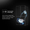 Haier HRF-578TPB Black 522L French T-Door No Frost Refrigerator | Free Delivery. 