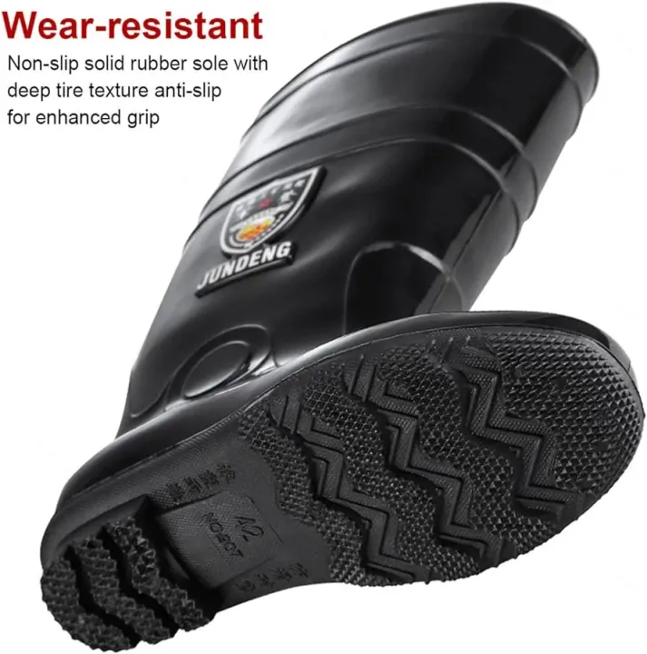 China%20JunJing%20Men's%20Mid-Calf%20Knee-High%20Rain%20Boots%20Mine%20Cave%20Construction%20Site%20Wear%20Resistance%20Non-Slip%20Labor%20Protection%20Rubber%20Shoes%20Waterproof%20Cotton-Padded%20Warm-Keeping%20Rubber%20Boots%20-%20Image%202