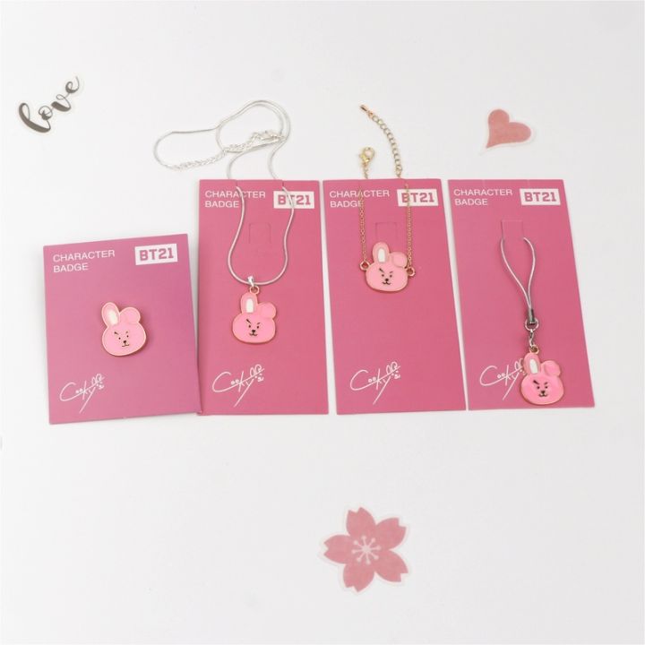 KPOP%20BTS%20BT21%20Cartoon%20Bracelet%20Necklace%20Keychain%20Brooch%20Metal%20Charm%20Phone%20Straps%20-%20Image%205