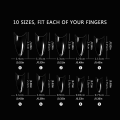 500Pcs Clear Transparent Seamless Nails Full Coverage False Nails Tips Frence Fingernails Coffin Full Cover Tips For Nails. 