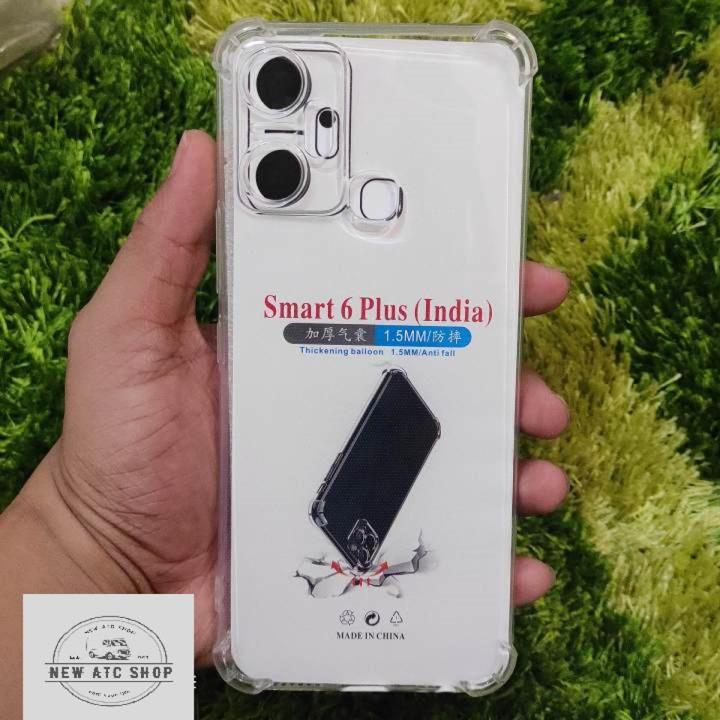 Infinix Smart 6 Plus, X6823C, X6823 Clear Cover Soft Thin Anti-Scratches Crystal Case(Transparent)