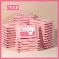 10 pieces of advertising in small packaging cleaning removable hand mouth baby wipes mini portable wet wipes.