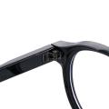 Simple Geometric Clear Lens Glasses Leopard Print Grey Anti-Radiation Glasses Anti Blue Light Glasses Computer Eyewear Men Eyeglasses. 