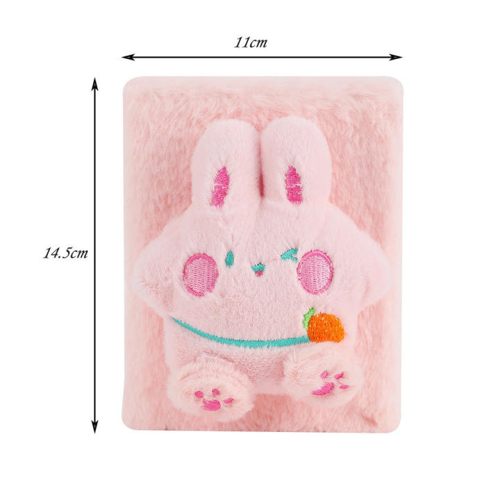 Cartoon%20Plush%20Doll%20Notebook%20Cute%20Rabbit%20Diary%20Children's%20Small%20Size%20Notebook%20Daily%20Record%20Book%20Student%20Award%20Commemorative%20Gift%20-%20Image%206
