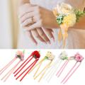Flower Bridal Prom Accessories Wedding Supplies Hand Flowers Bride Wrist Flower Bridesmaid Bracelet Flower Bracelet.