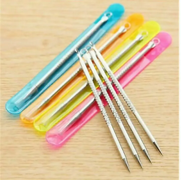 Bron%20Stick-3pcs/Blackhead%20Remover%20Tool-3pc/Acne%20Pimple%20Spot%20Extractor%20Pin%20-%20Silver/Face%20bron%20or%20acne%20Stick%20for%20men%20or%20women-1pics%20-%20Image%202