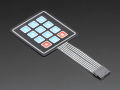 4×3 Keypad Keyboard 3×4 Membrane Switches Matrix Keypad 12 Key Thin & Flexible With Cable Connector & Adhesive Back For Arduino. 