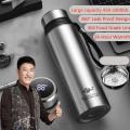 Large Capacity Thermos Bottle 1 Litre Business Insulated Vacuum Flask Tumbler Travel Portable Thermal Bottles Cup 1500/1800ml. 