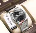POEDAGAR 930 Men's New Luxury Luminous Date Week Stainless Steel Quartz Watch For Men. 