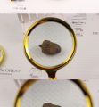 60mm/70mm/80mm 10X Handheld Magnifier Reading Magnifying Glass High Clarity Loupe For Jewelry Identification Newspaper Book Maps.